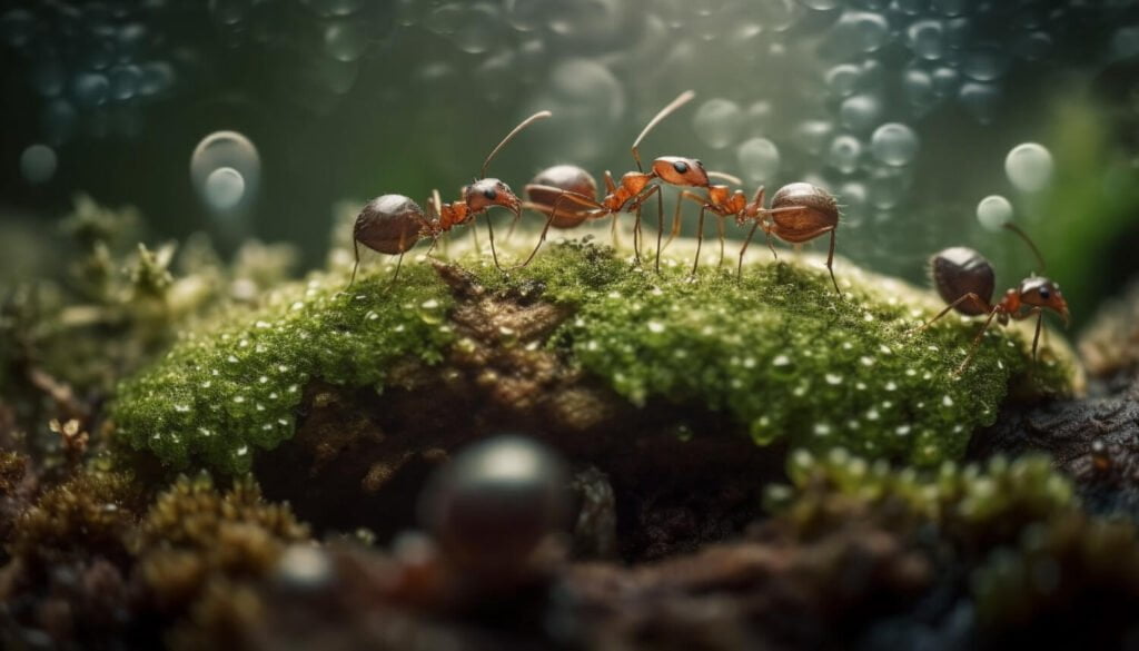 ant-colony-works-together-gather-food