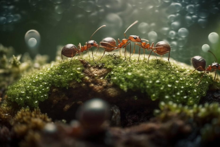 ant-colony-works-together-gather-food