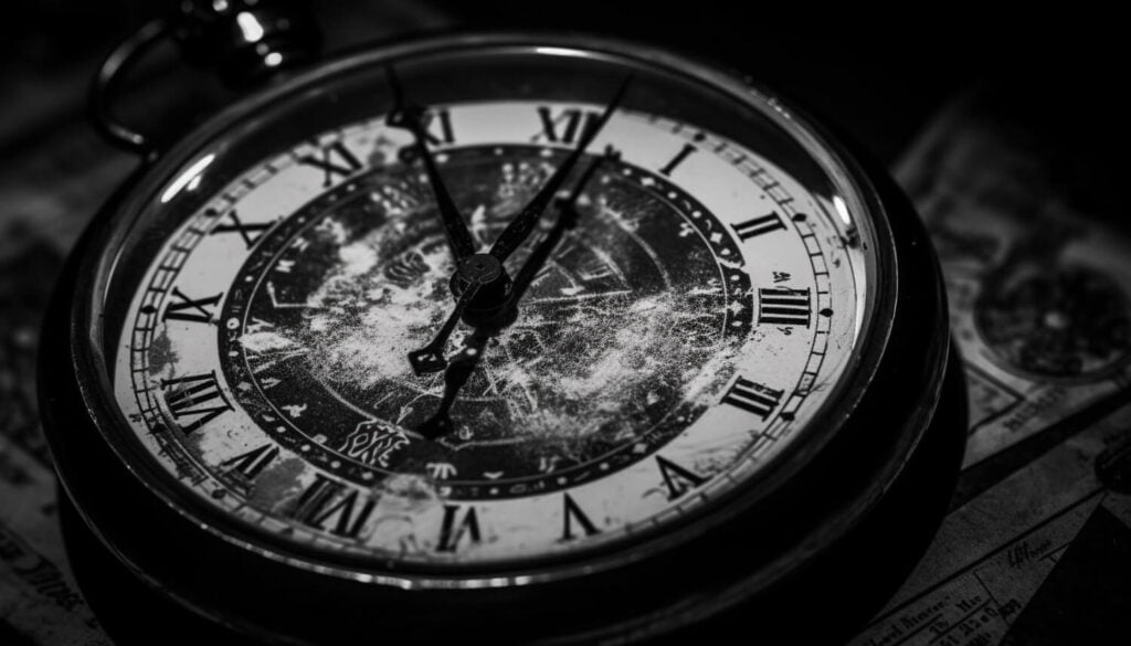 antique-clock-face-black-white-still-life-generated-by-ai