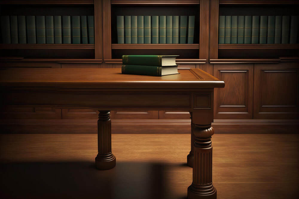 blank-wooden-library-table