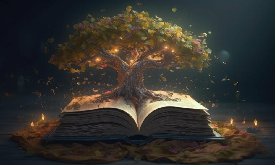 book-with-tree-growing