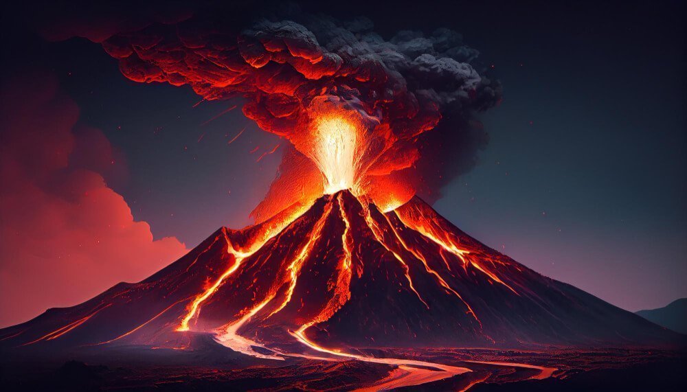 erupting-mountain