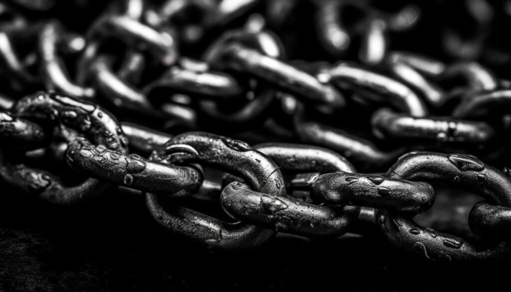 interlocked-steel-chains-create-strong-connection-generated