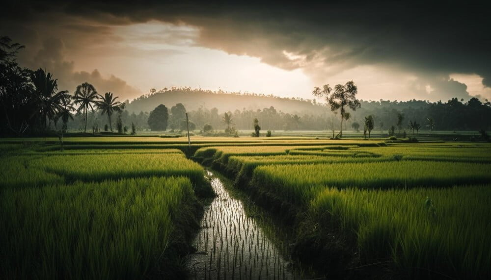 organic-rice-harvested