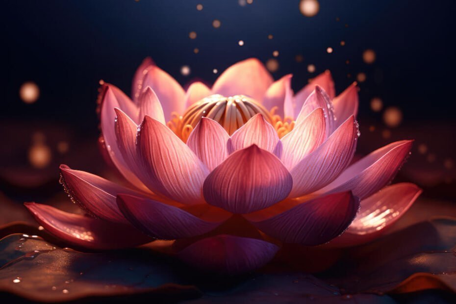 pink-lotus-flower-with-pearl-center