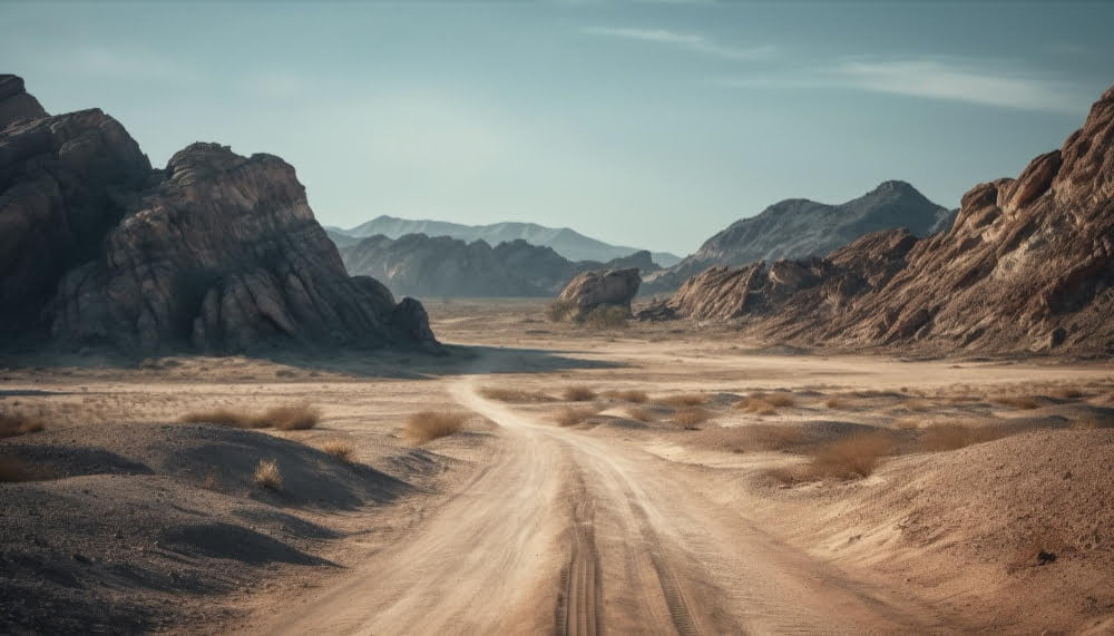 road-desert-with-mountains-background