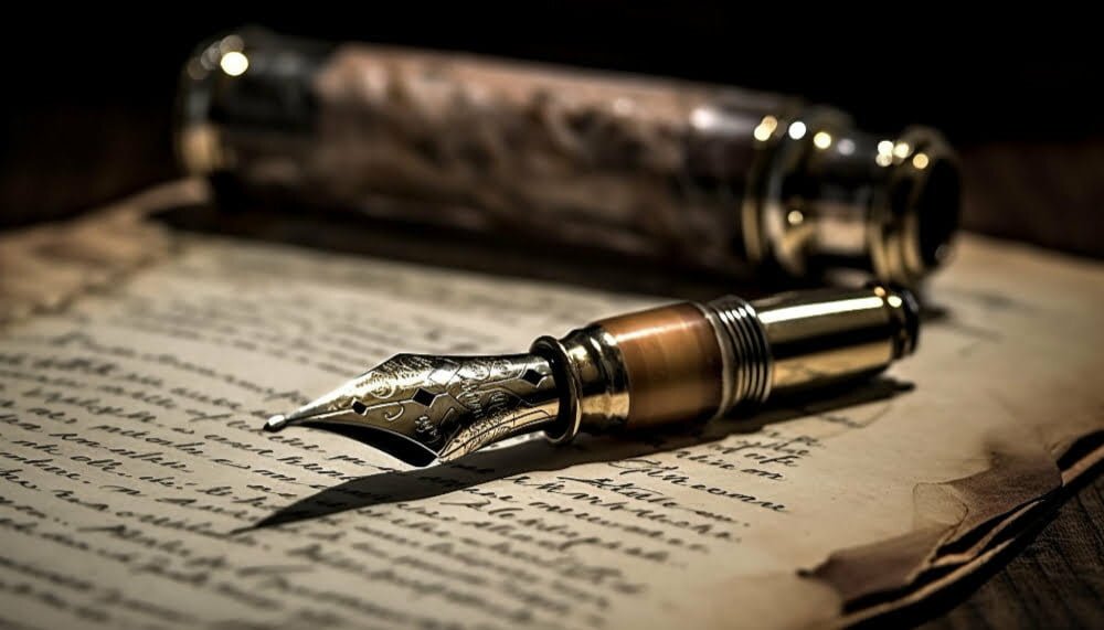 antique-quill-pen-writes-old-fashioned