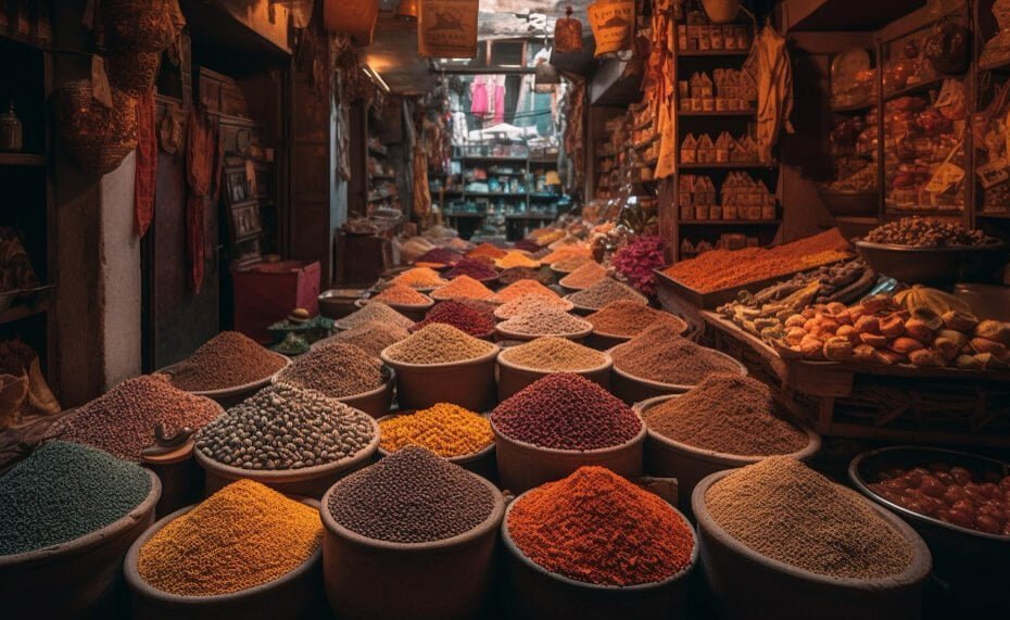 colorful-baskets-fresh-spices