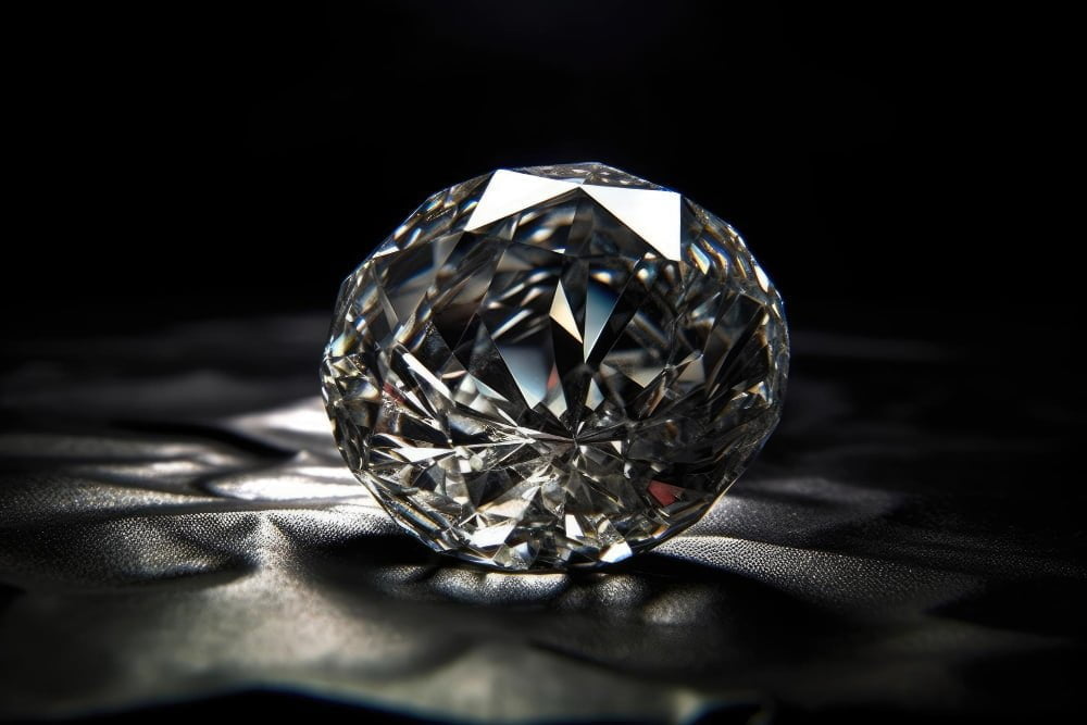 diamond-is-black-background