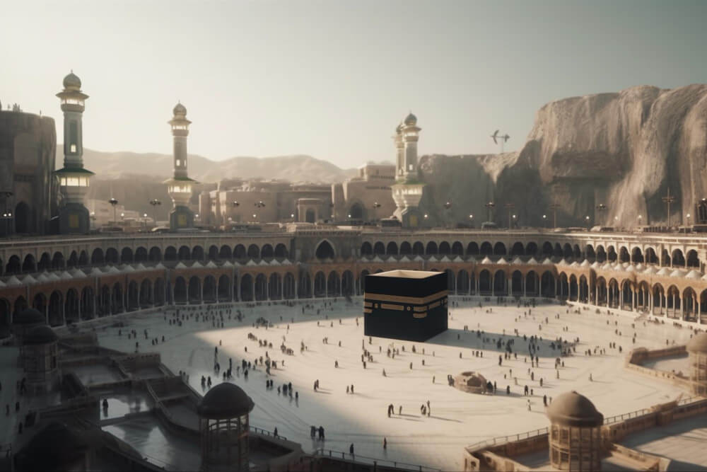 kaaba-makkah-hajj-muslims-saudi-arabia-generative-a