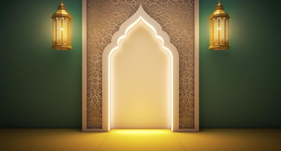 lit-door-mosque