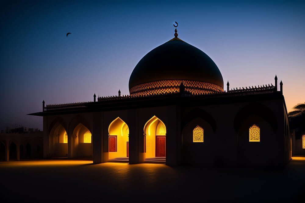 mosque-with-lights-night-blue-sky-it