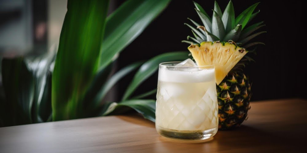 pineapple-drink-glass-plant