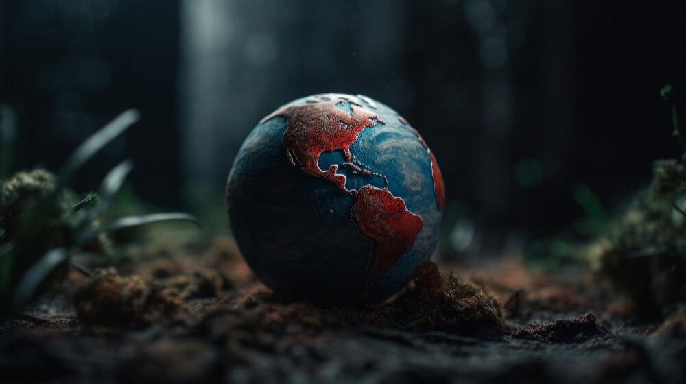 planet-earth-lies-ground-with-dark-background.