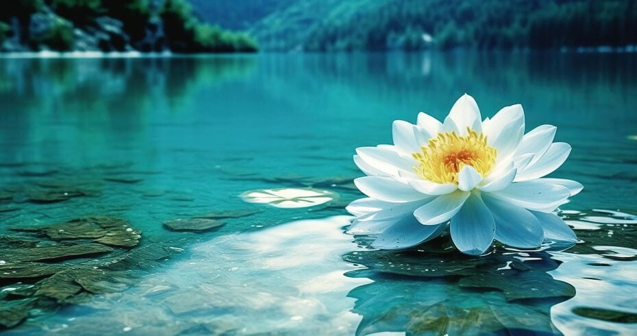 water-lily-floating-lake.