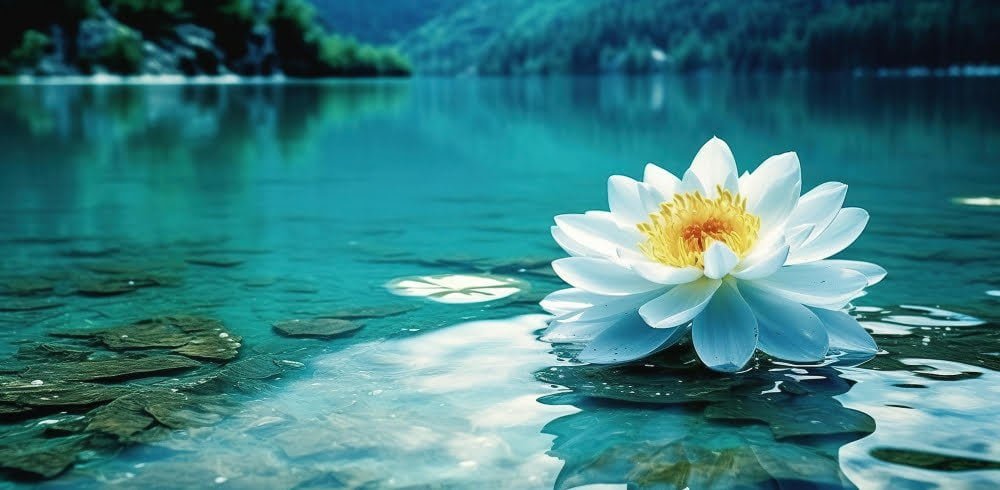 water-lily-floating-lake.