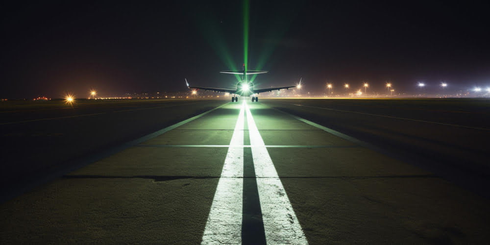 plane-is-runway-night