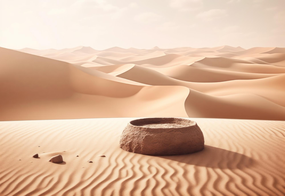 podium-sand-background-display