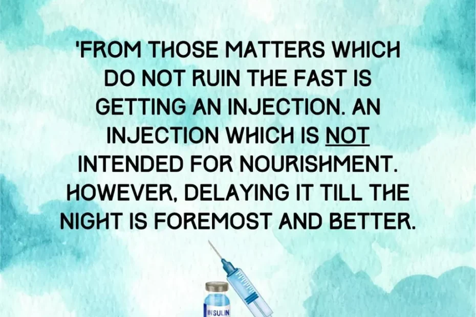 Injection ramadan